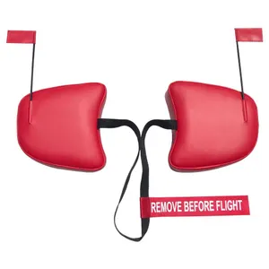 Cessna 172Q Cutlass Cowl Plugs w/ RBF Streamer (Color: Red)